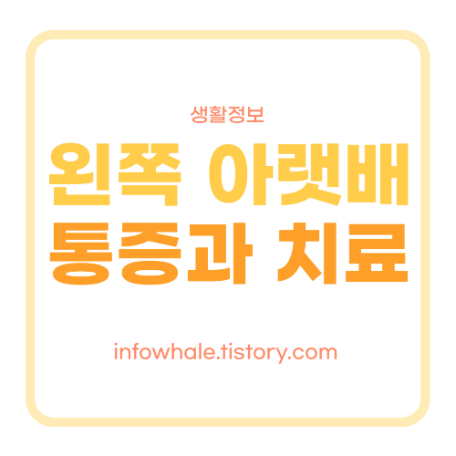 왼쪽 아랫배 통증