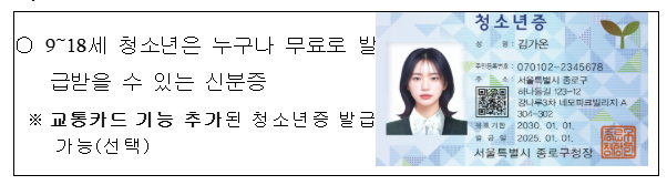 청소년증 이벤트! 1만원 받는 8월 완전 가이드 (출처 : 여성가족부)
