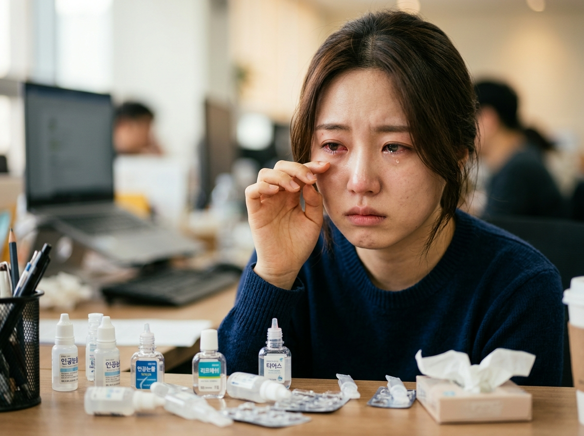 알레르기 결막염, 안구건조증과의 핵심차이