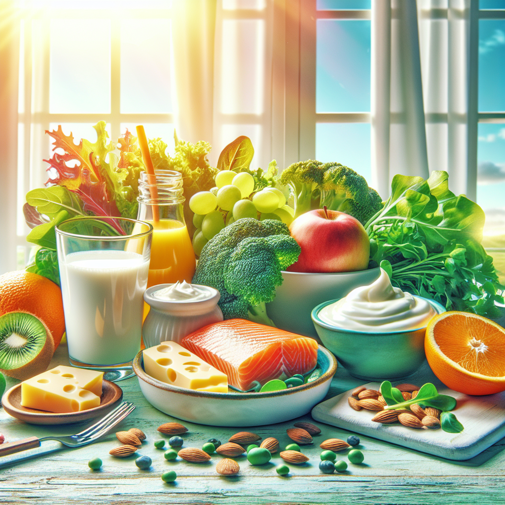 칼슘과 비타민 D가 풍부한 식단: 뼈 건강을 지키는 완벽한 조합