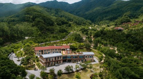 영주 국립산림치유원 항공뷰