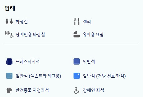 대한항공 에어버스 A321 기본정보, 좌석배치도, 좌석 간격