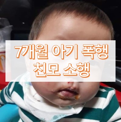 7개월 아기 폭행