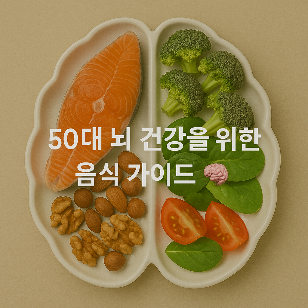 기억력·집중력 높이는 식단! 50대 이후, 뇌가 젊어지는 음식 7가지🧠
