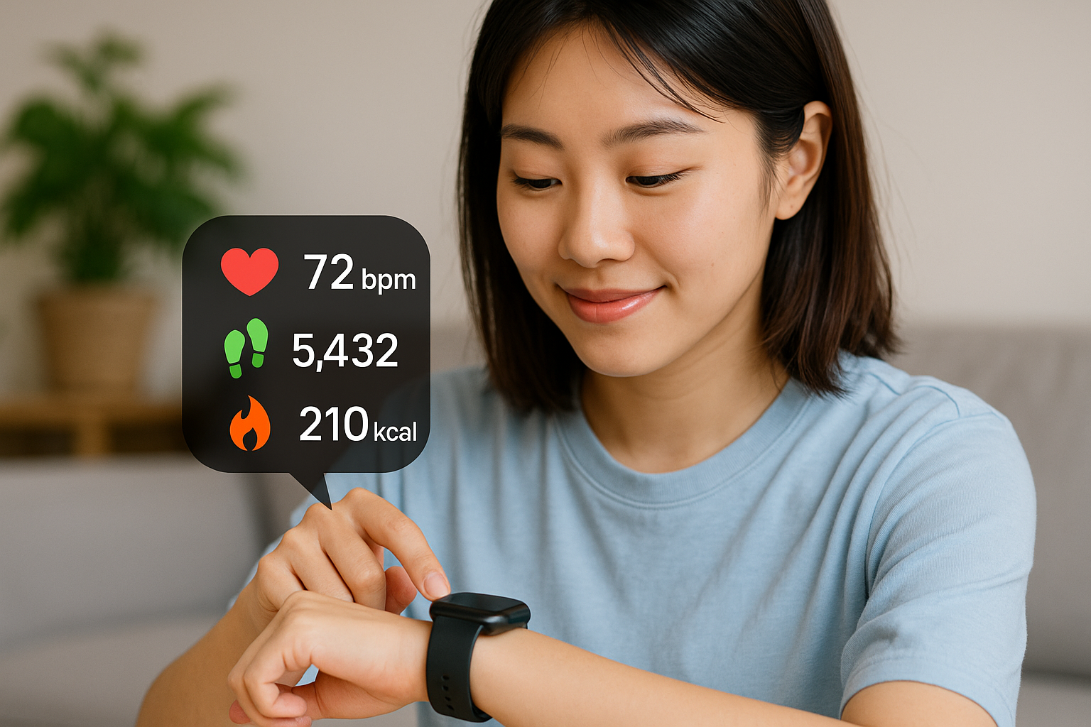 스마트워치로 mz세대 건강정보 확인이미지