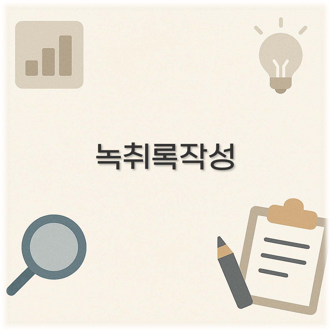녹취록작성