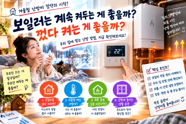 겨울철 보일러 관리법