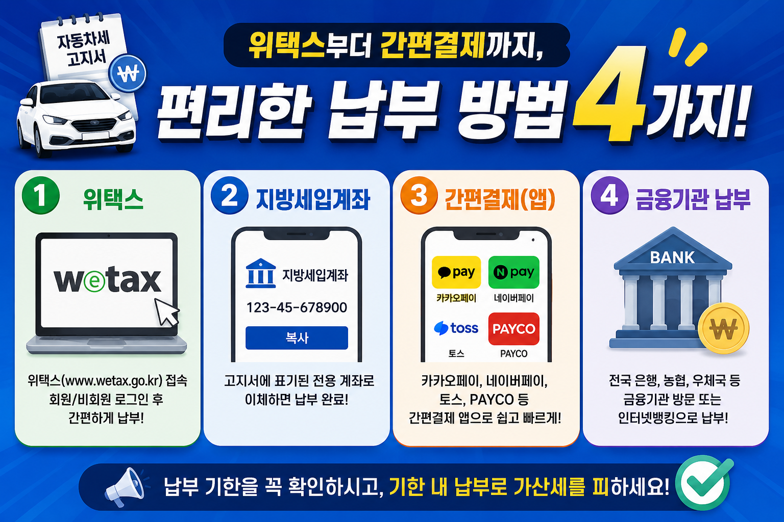 편리한 납부 방법