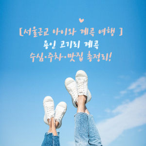 용인고기리계곡 아이들과 함께 가고 싶은곳