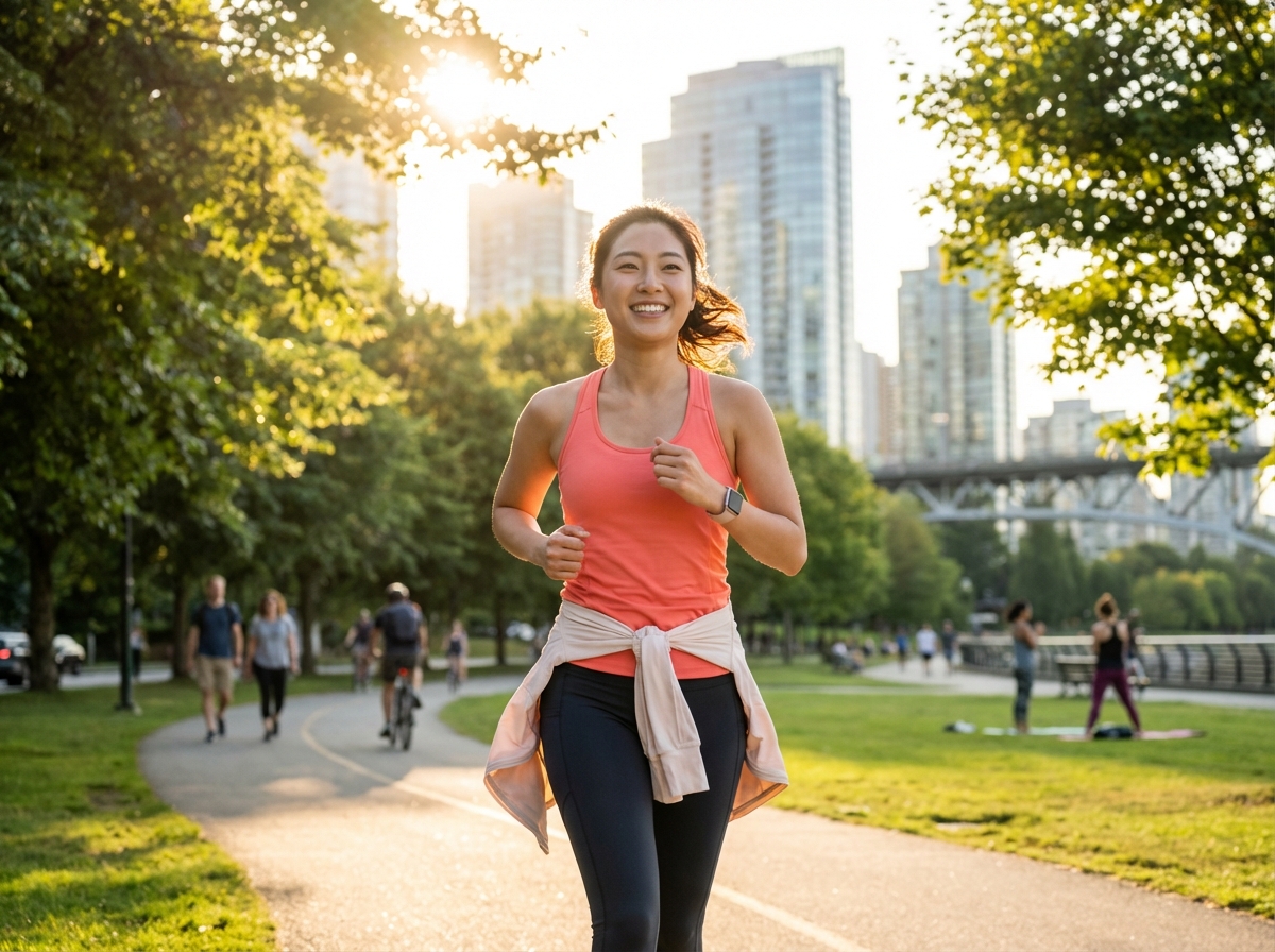 비만 치료 후 건강한 생활을 즐기는 모습