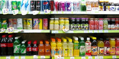 액상과당 음료들