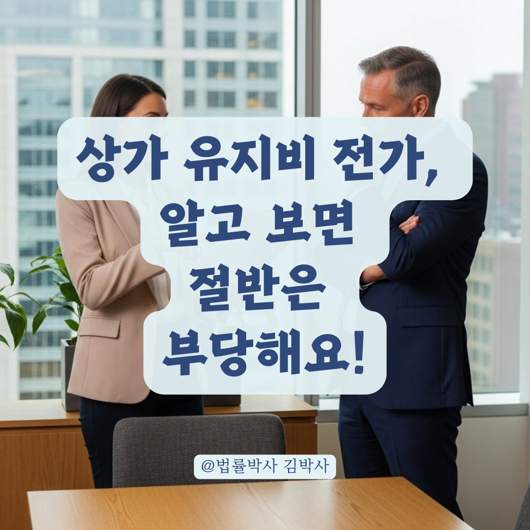 상가임대차법상 임대인의 시설 유지 의무, 실제 부담해야 할 기준은 이렇습니다.