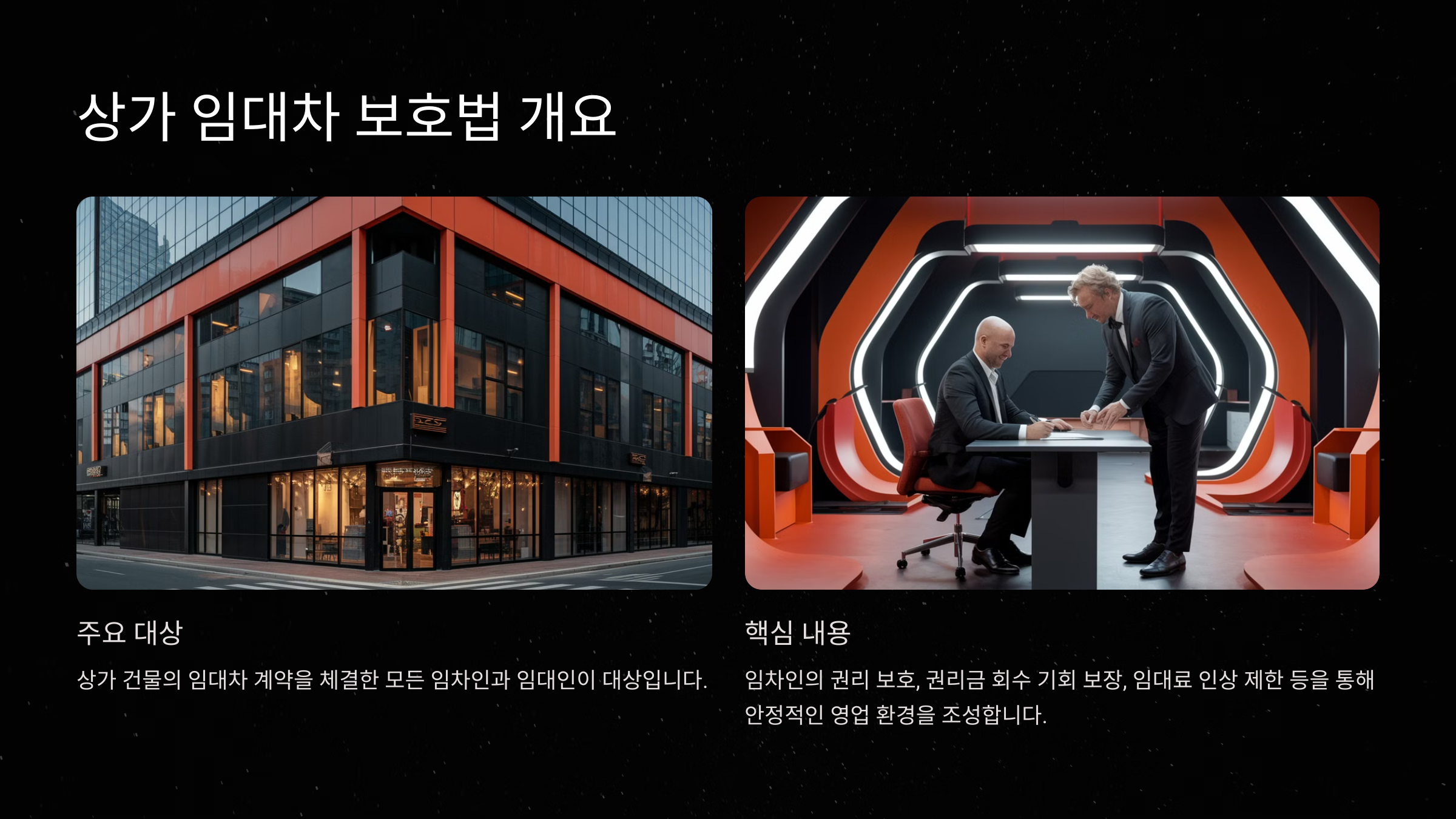 상가 임대차 보호법 개념과 적용 범위