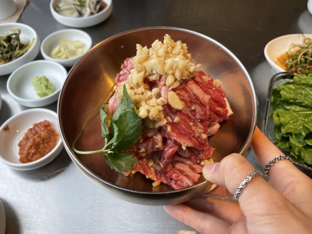 제주-명호마농갈비-주문한-마농갈비-3인분