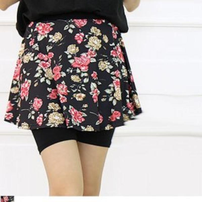 쿨여름로즈후레아5부치마레깅스 SUU8085