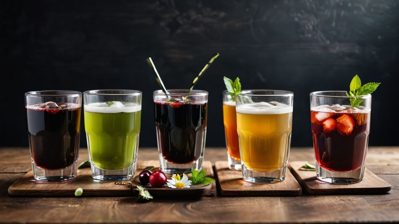 안정을 주는 음료