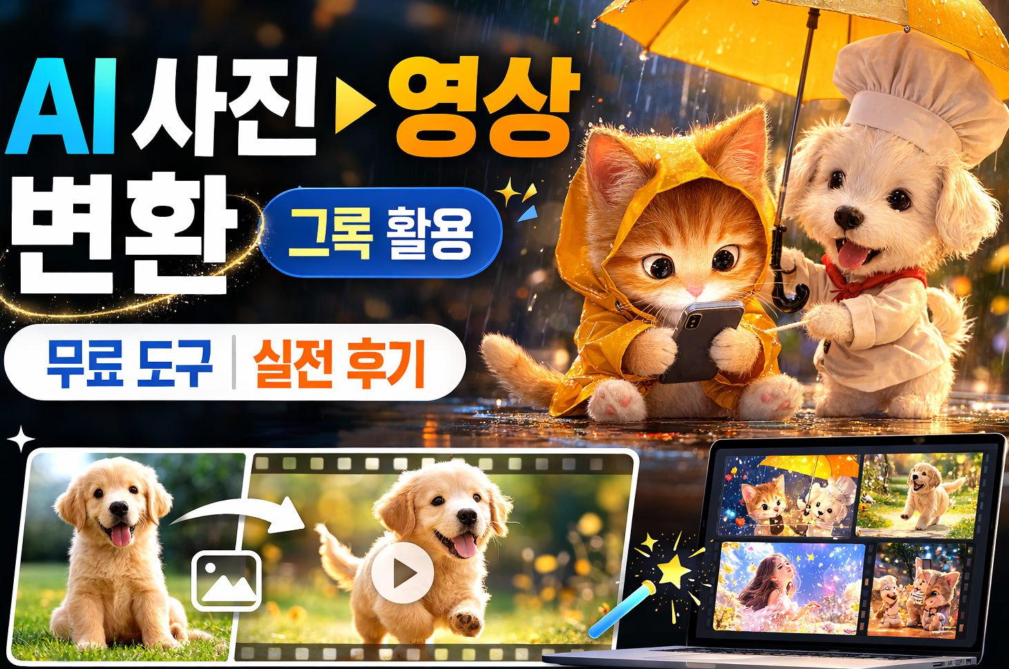 AI 사진 영상 변환 관련 사진