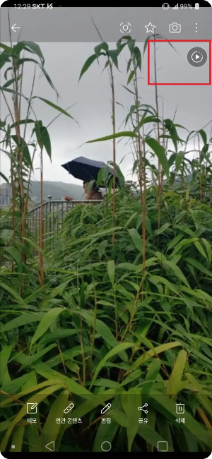 라이브-포토로-찍은-후-찍힌-사진-파일의-위쪽-맨-측의-화살표를-누르면-짧은-동영상-재생