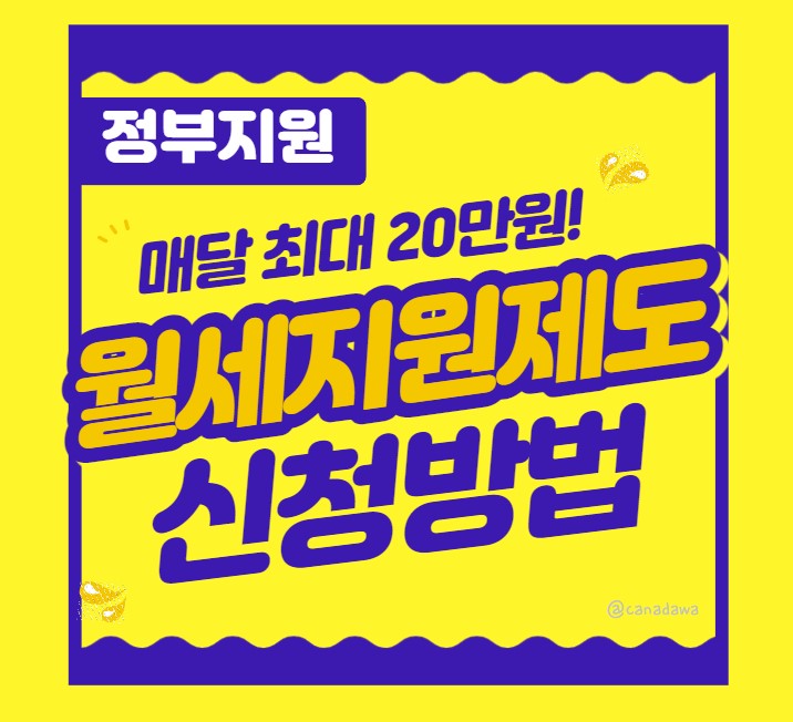 청년월세지원제도