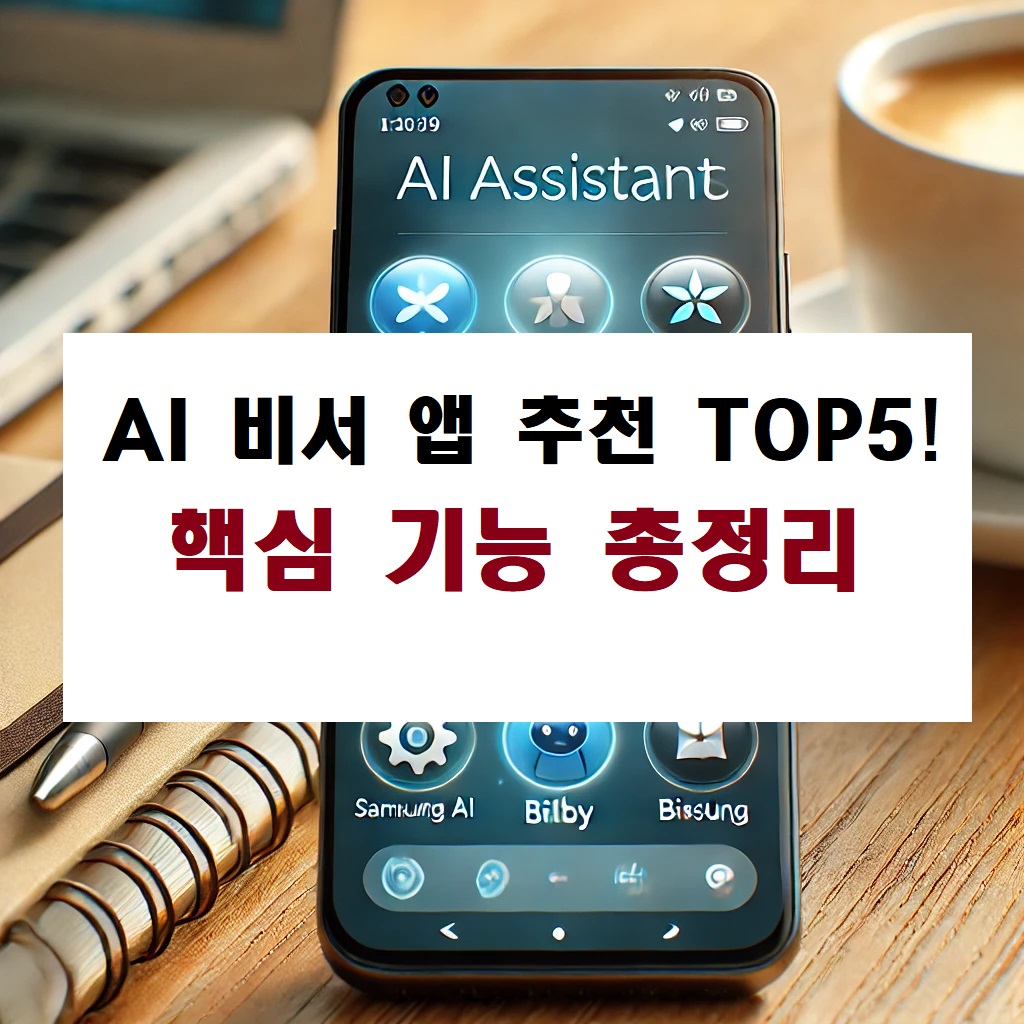 AI 비서 앱 추천 TOP 5! 핵심 기능 총정리