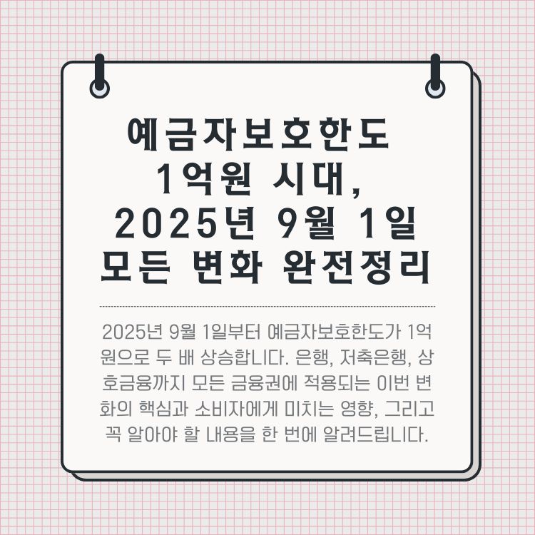 예금자보호한도