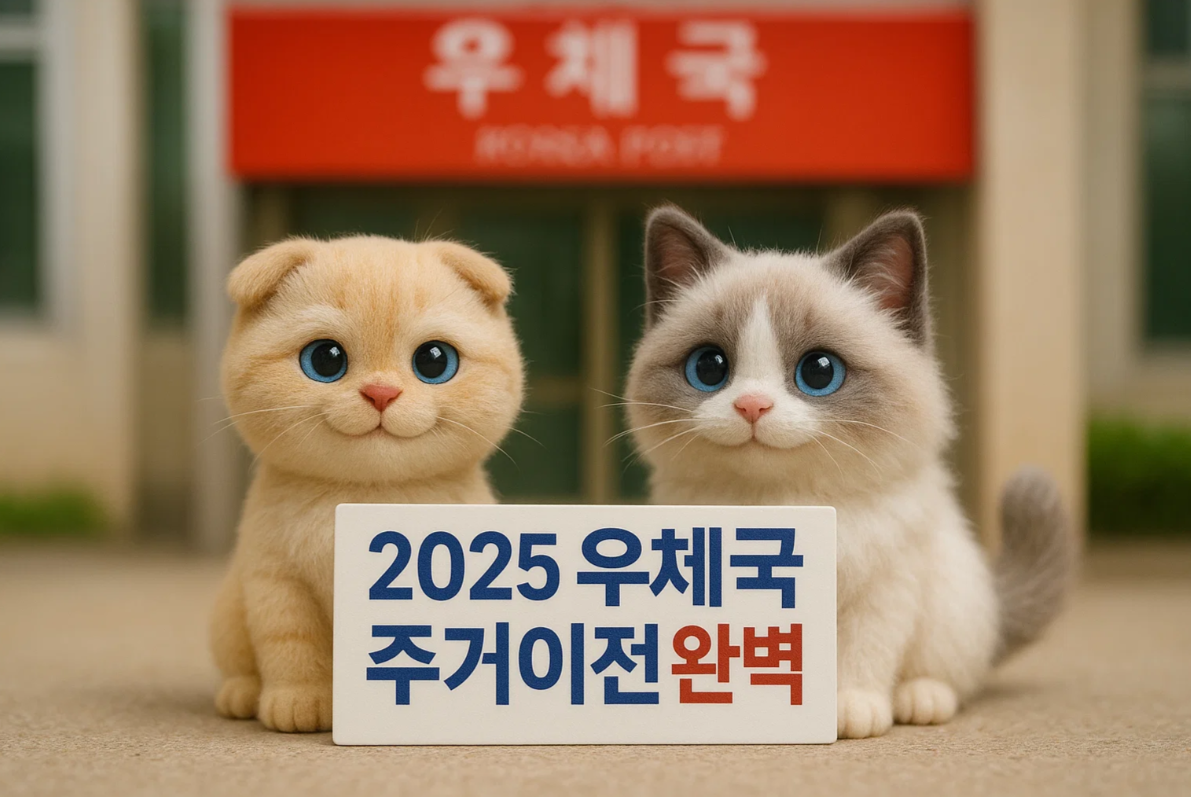 2025 우체국 주거이전 완벽정리