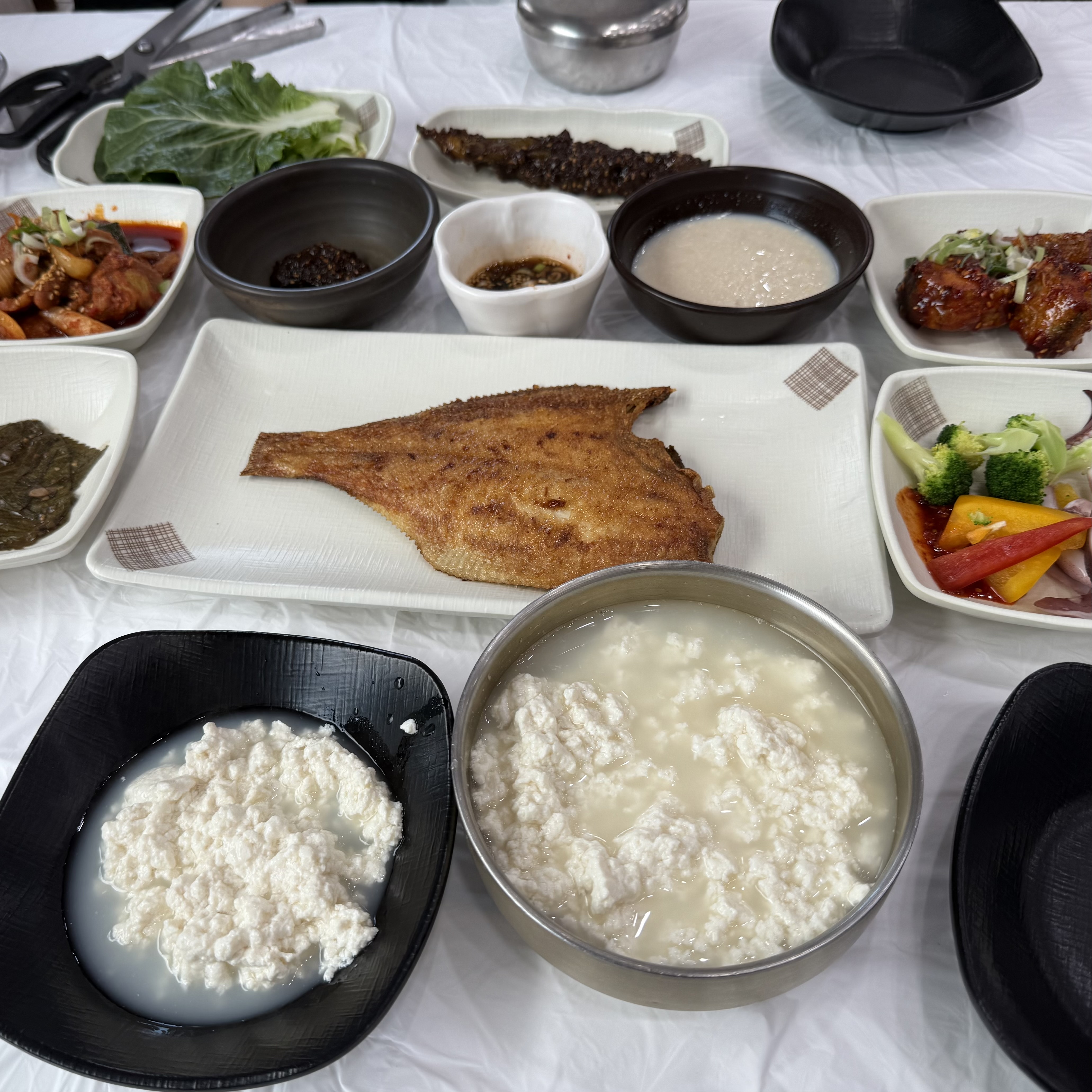 아기가 잘 먹은 순두부정식 사진