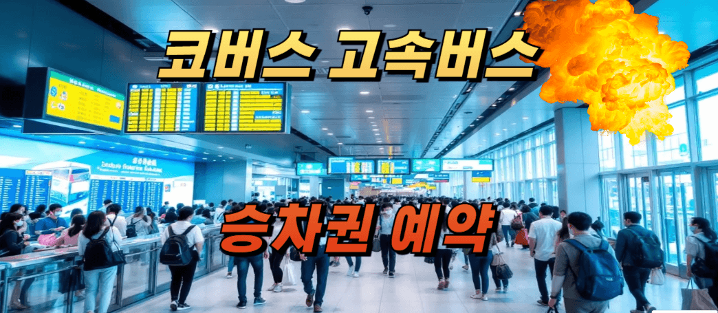 코버스 고속버스 승차권 예약