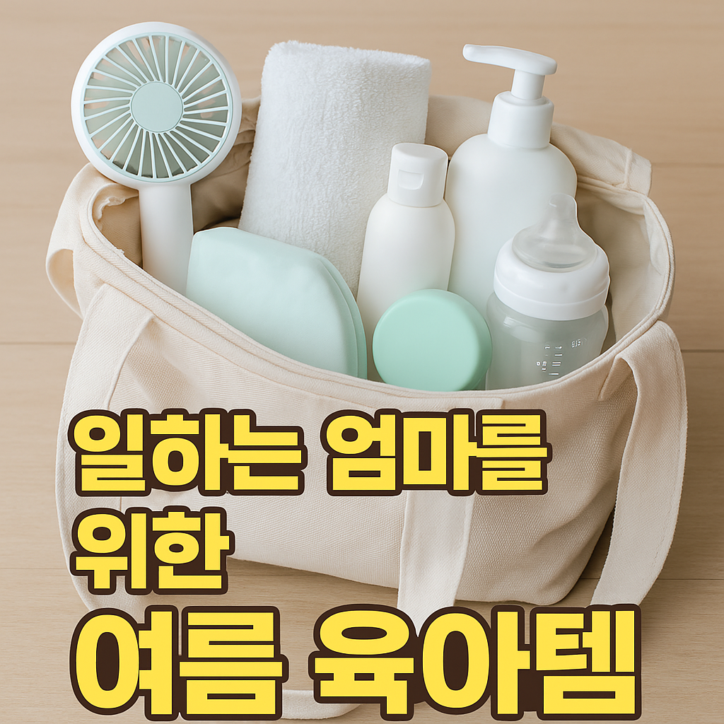 일하는 엄마를 위한 여름 육아템