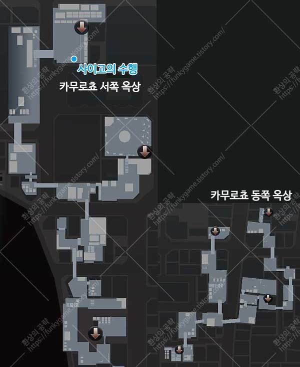 사이고의 수행 지도 이미지