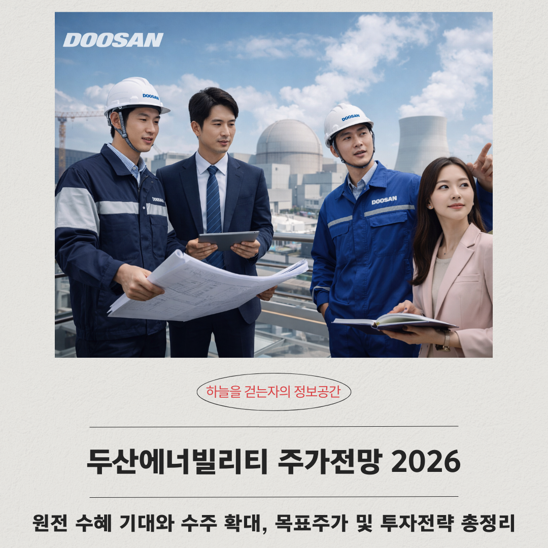 두산에너빌리티 주가전망 2026&middot;목표주가 및 기업분석: 원전&middot;수주 확대와 에너지 수혜