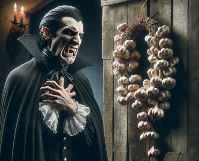 뱀파이어와 마늘