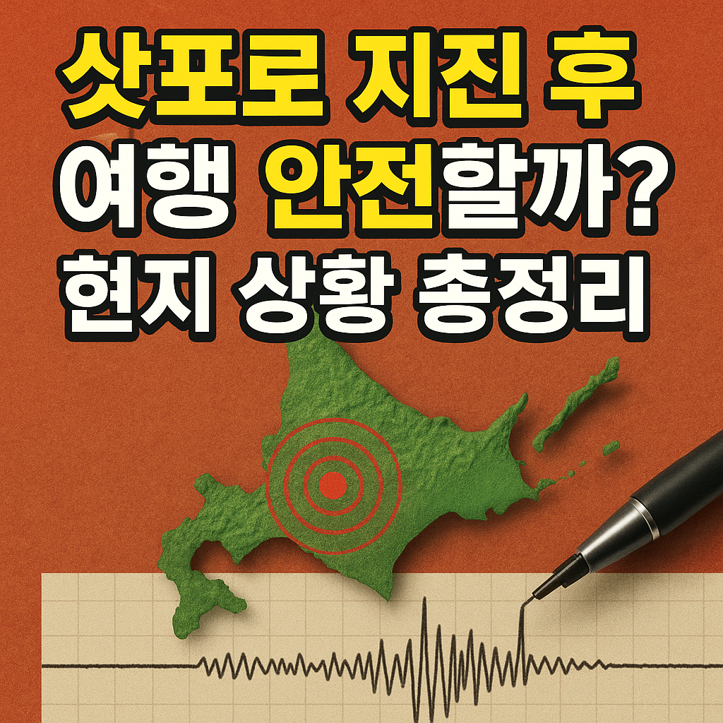 일본 기상청 지진 정보 확인하기