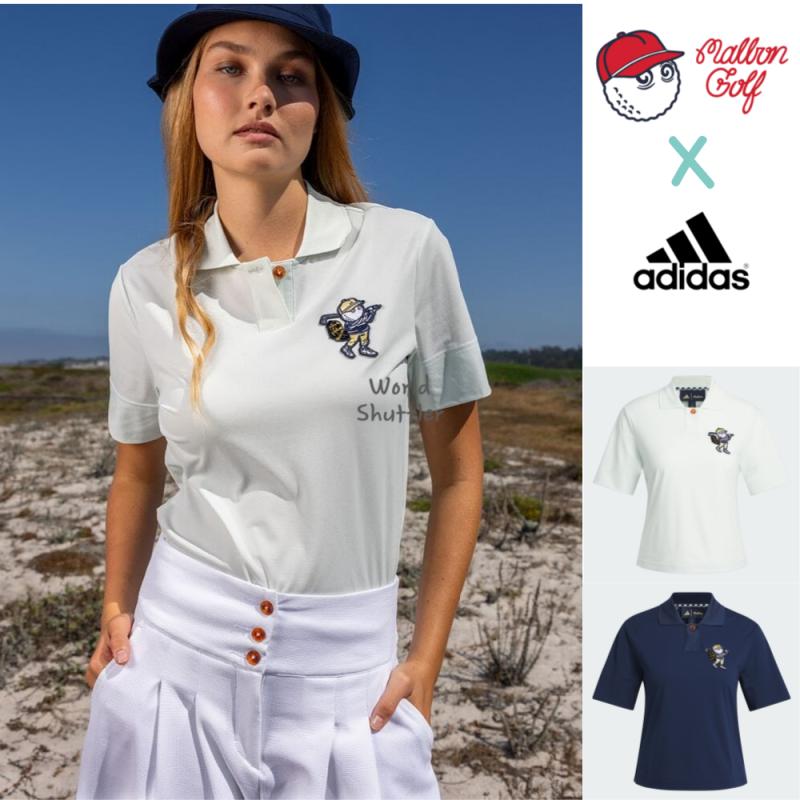말본 아디다스 24SS 여성골프웨어 반팔카라티 피케