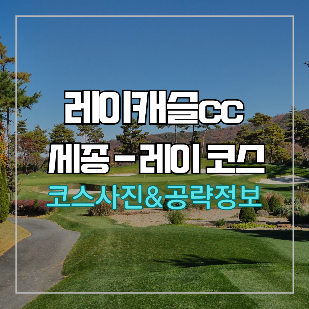 레이캐슬cc 세종-레이 코스 사진 및 공략 정보