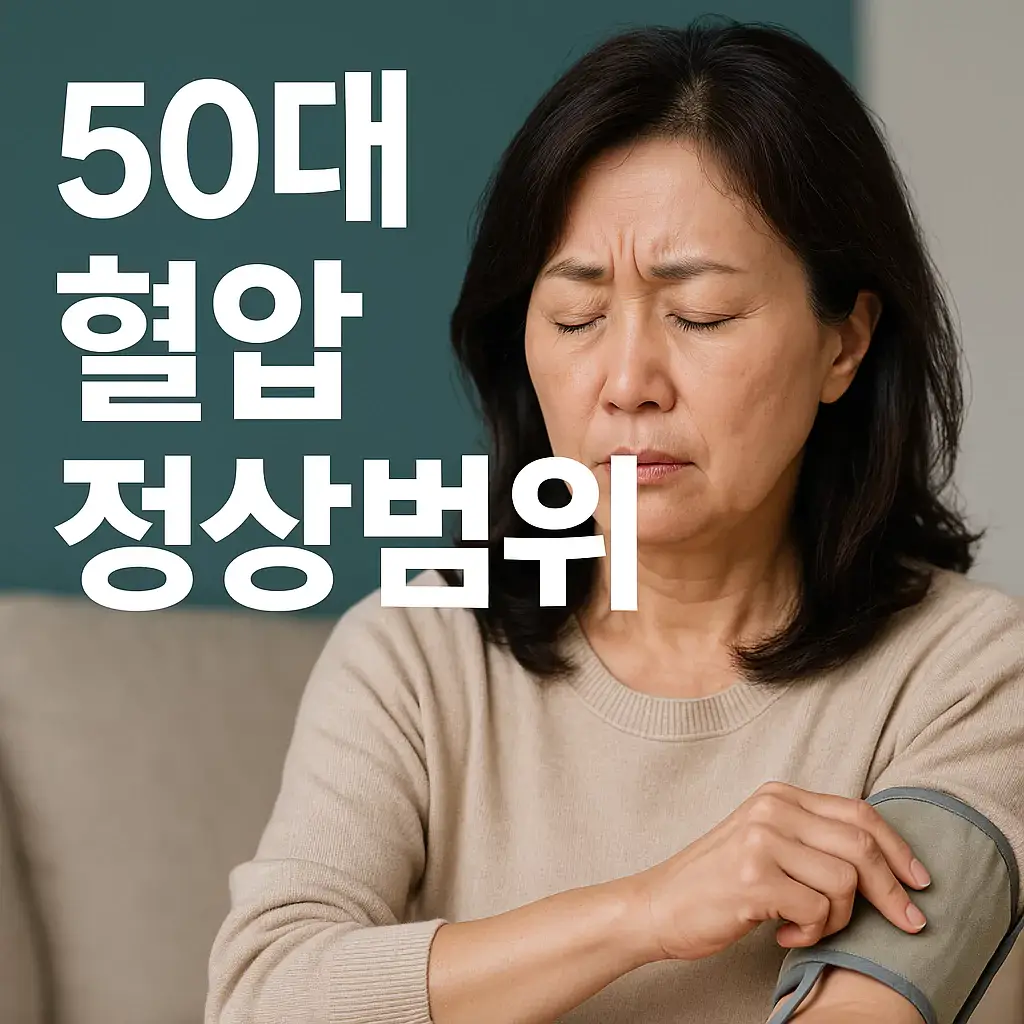 50대 혈압 정상범위