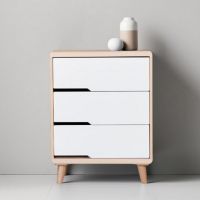 새싹가구 클릭수납 시리즈 600 3단 서랍장