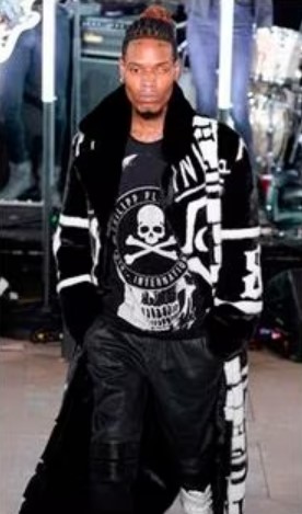 해골프린트 남성복들 화보1