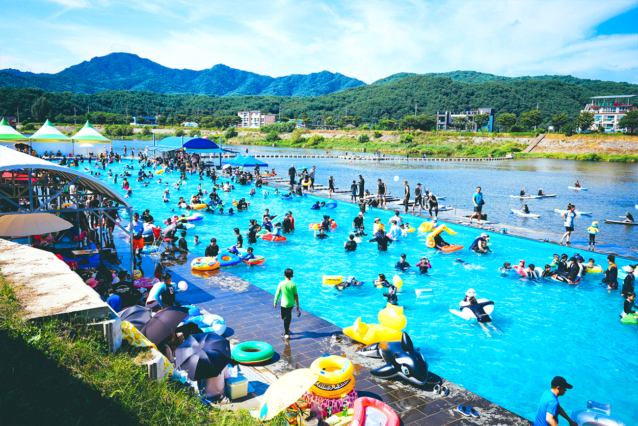 철원 화강 다슬기축제