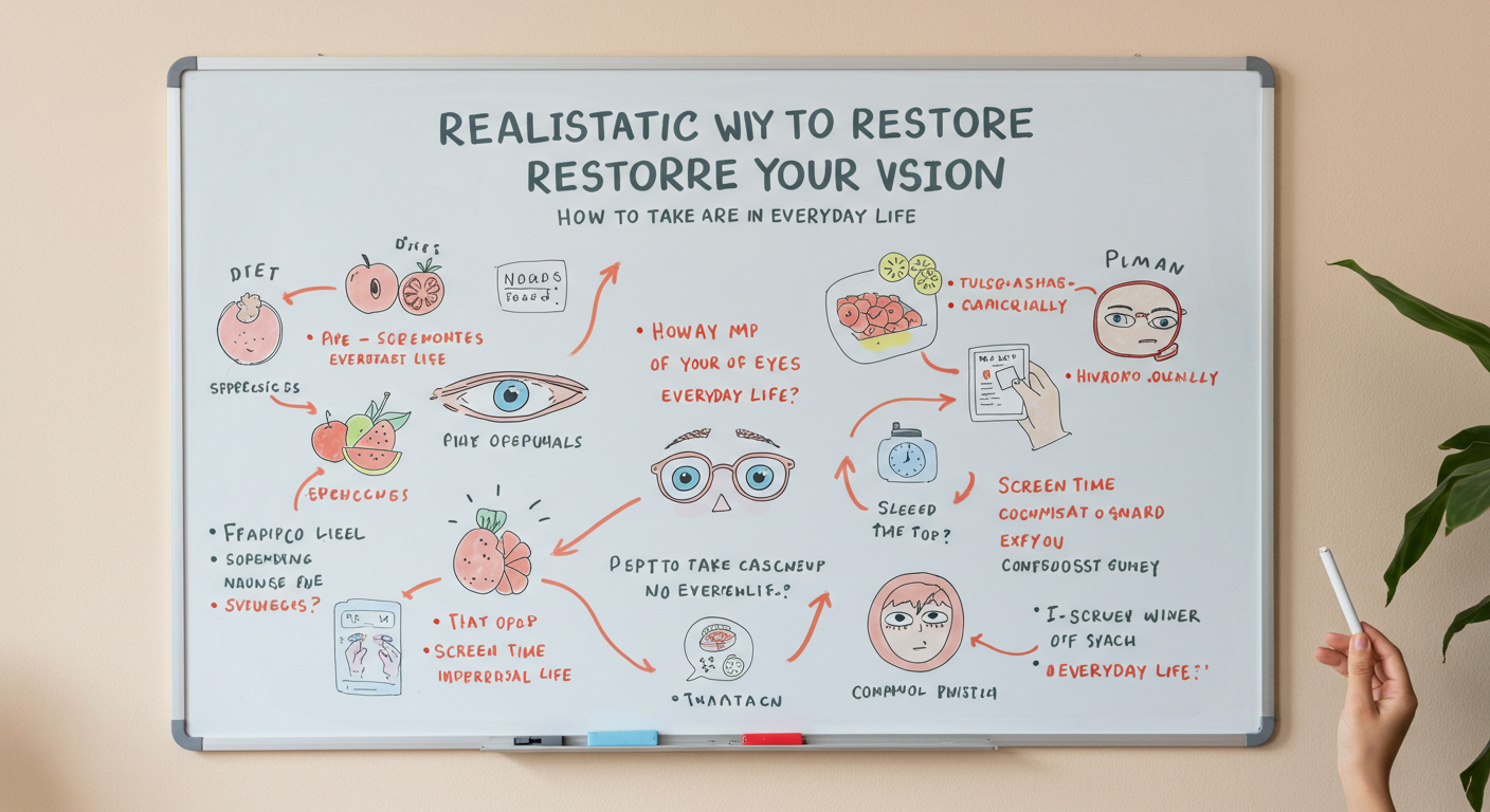 수면의 질이 시력에 미치는 영향도 커요