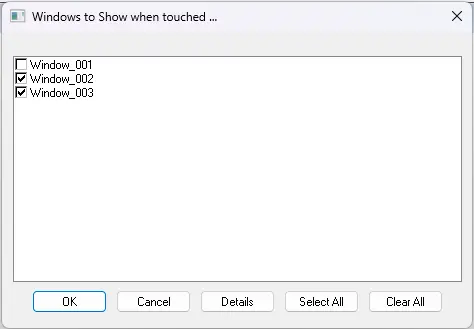 InTouch Show Window 및 Hide Window 화면 전환 링크 설정