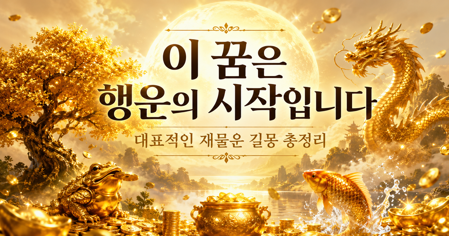 이 꿈은 행운의 시작입니다