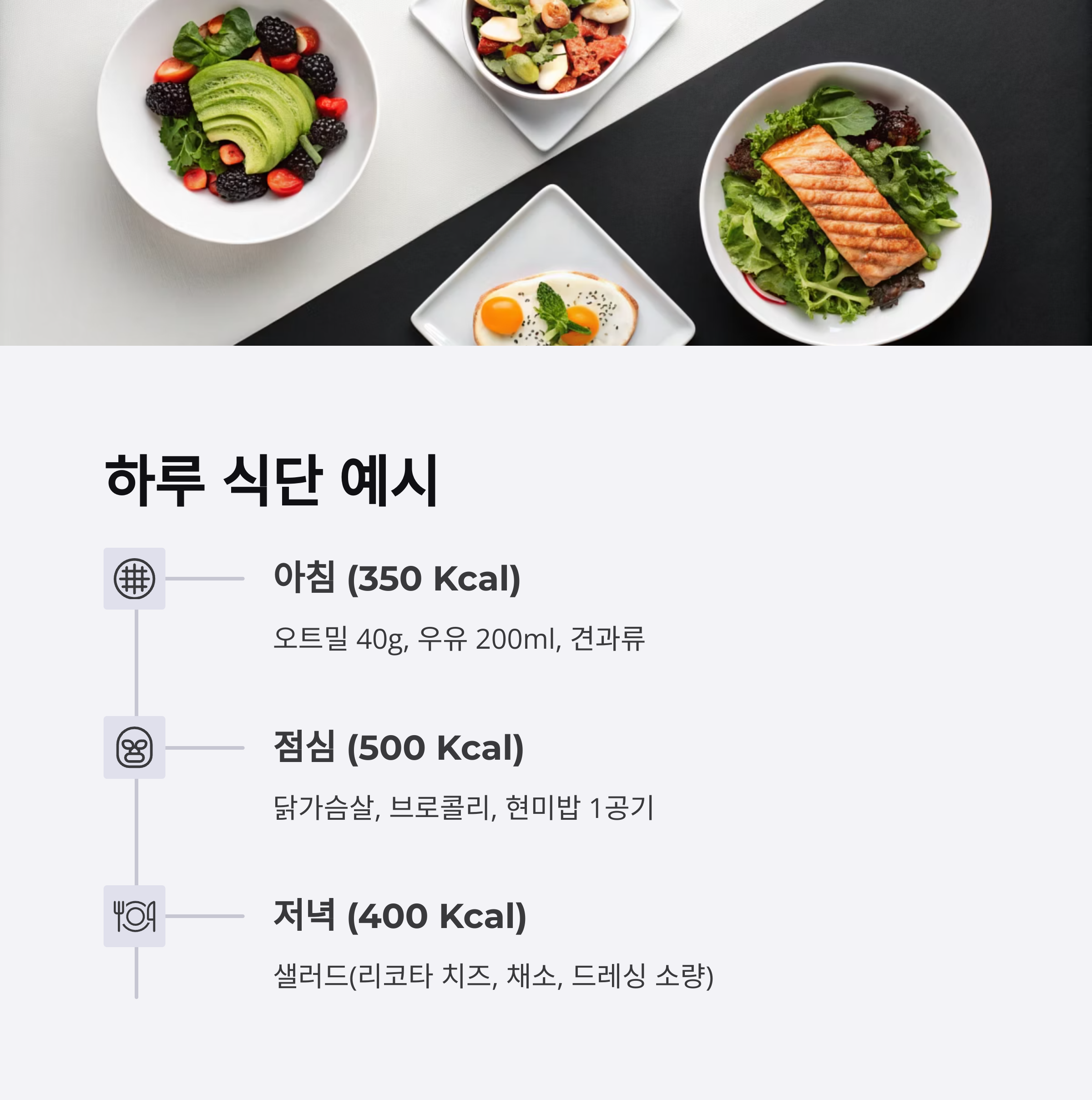 하루 다이어트 식단