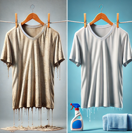 옷에 묻은 실리콘 제거 방법