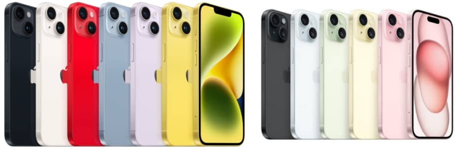 아이폰 14 15색상