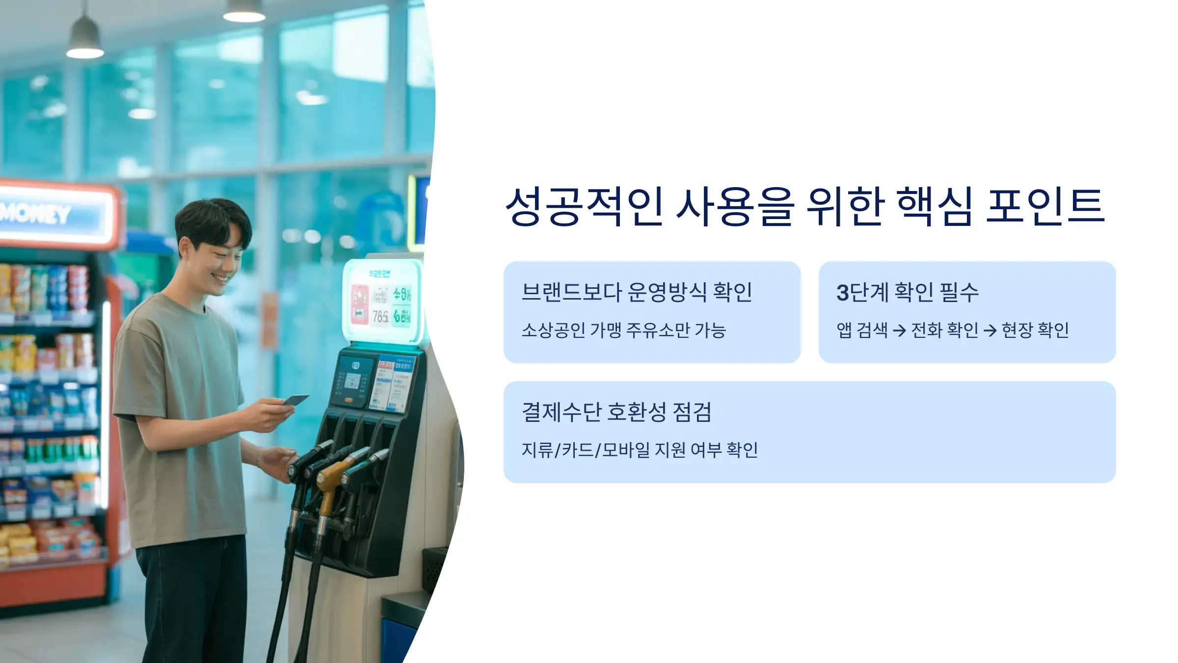 '되는 곳'만 골라 쓰는 것이 핵심입니다