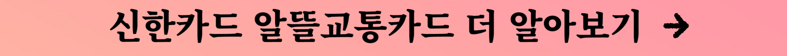알뜰교통카드 신청 및 혜택