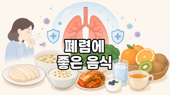 폐렴에 좋은 음식