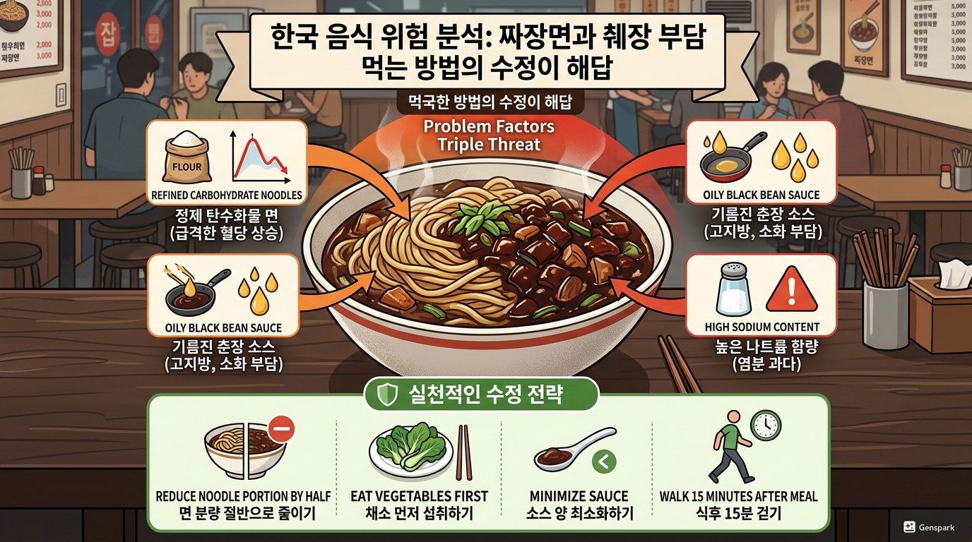 짜장면이 위험하다는 경고의 핵심