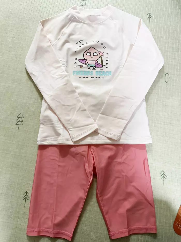 탑텐키즈 래쉬가드 130사이즈